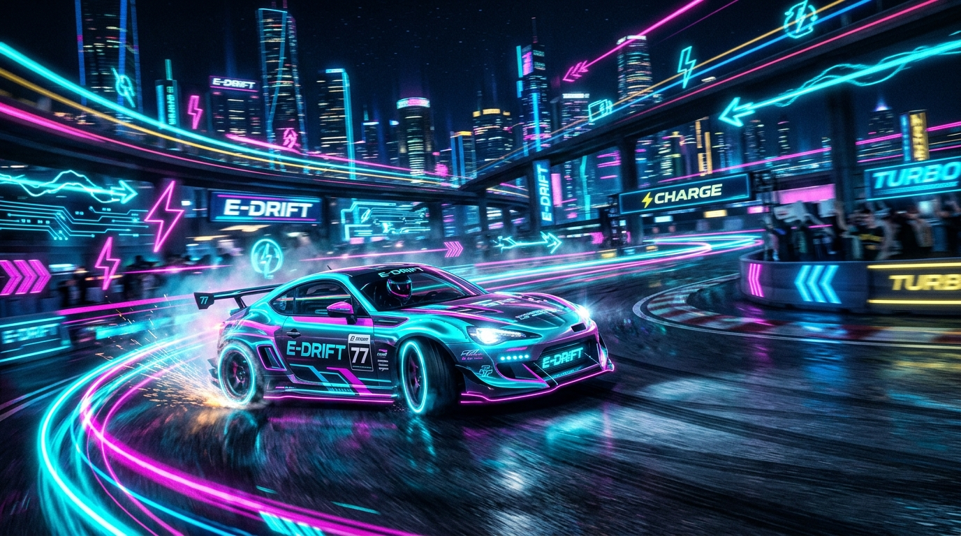 Cyber Orbit Match - futuristic rings and orbit-themed entertainment artwork